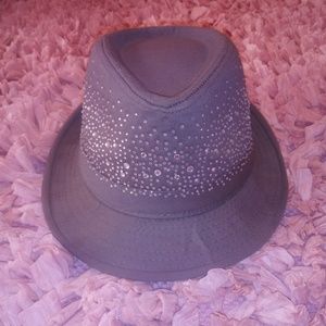 Rhinestone covered fedora